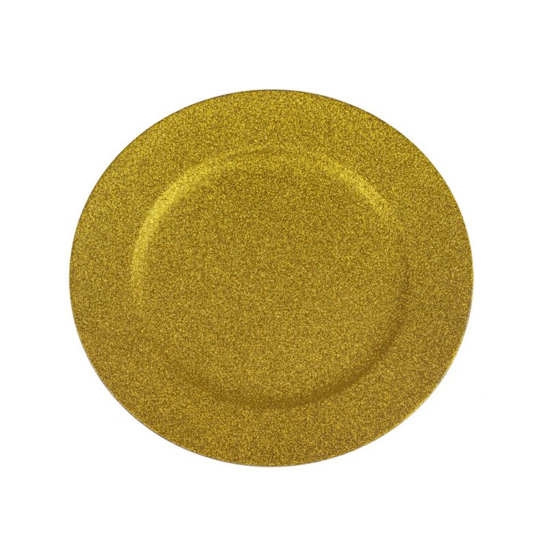 POSA PLATO DORADO BRILLANTE