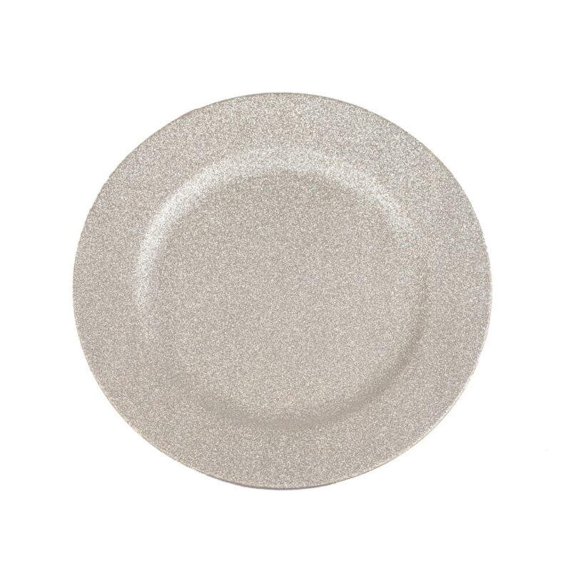 POSA PLATO PLATEADO BRILLANTE