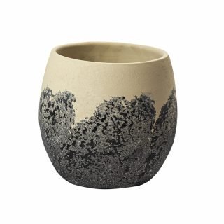 POSAPLANTERA CERAMICA REDONDA