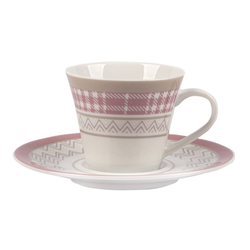 TAZA CAFE c/PLAT. 100CC A.MALVA x 6 - Imagen 2