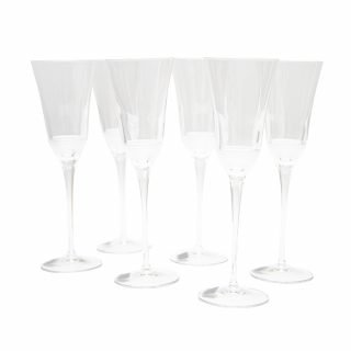 JGO. 6 COPAS CHAMPAGNE FL.JULIA ALM.MATT