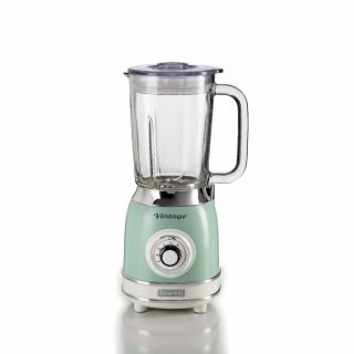 LICUADORA VASO VIDRIO CREMA/VERDE