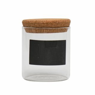 FRASCO DE VIDRIO c/TAPA CORCHO