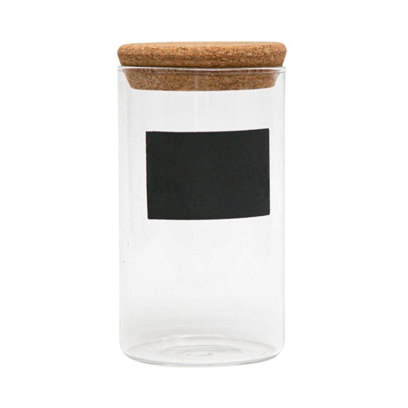 FRASCO DE VIDRIO c/TAPA CORCHO