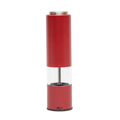 MOLINILLO ELECTRICO INOX/ACRILICO ROJO