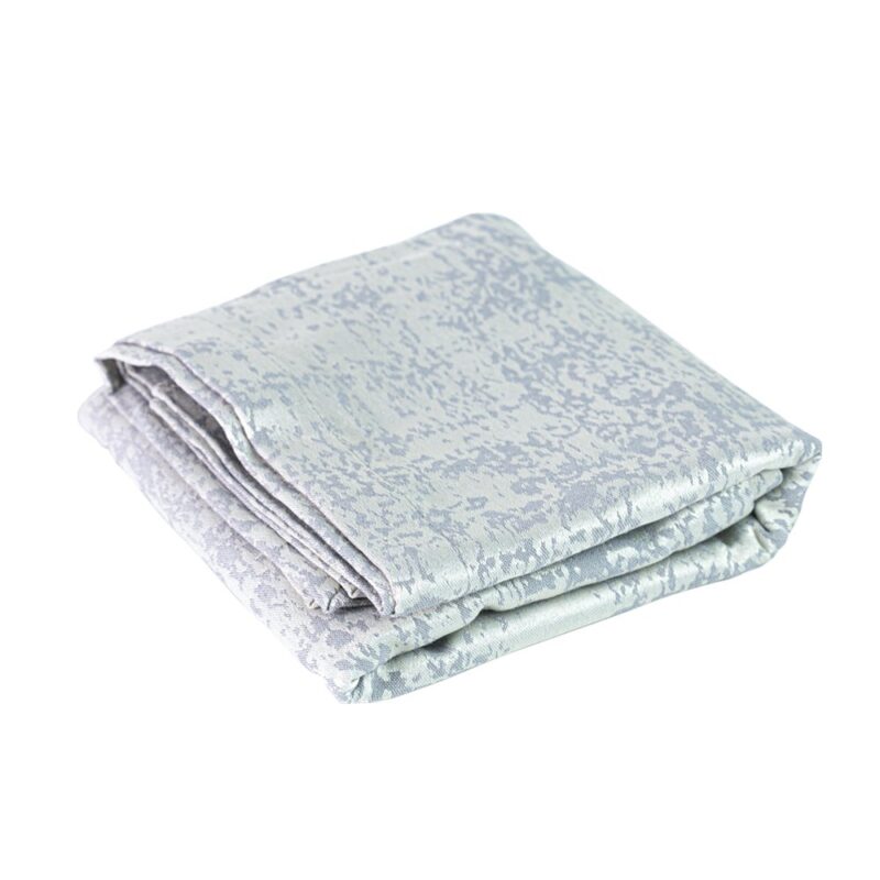 SET DE SERVILLETAS GRIS ESTAMP. 4 pzas