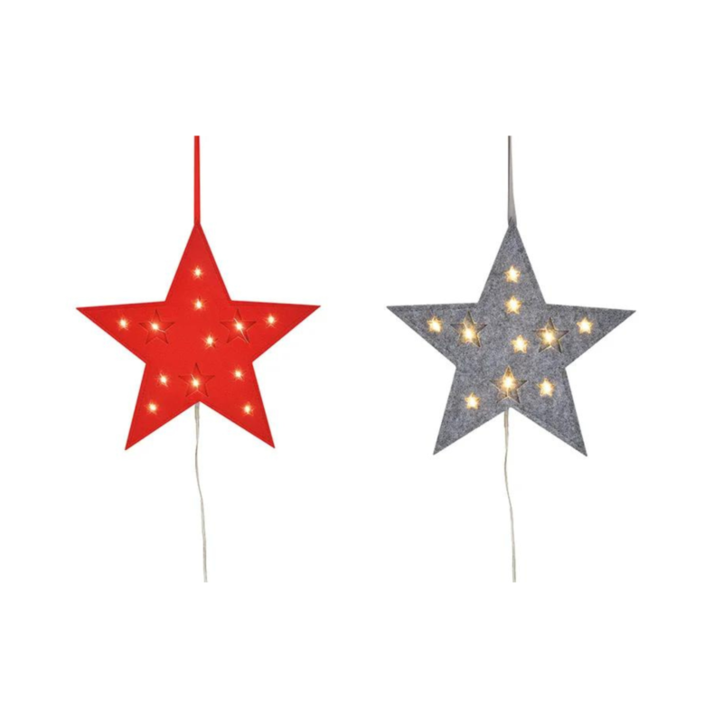 COLGANTE ESTRELLA c/10 LUCES LED