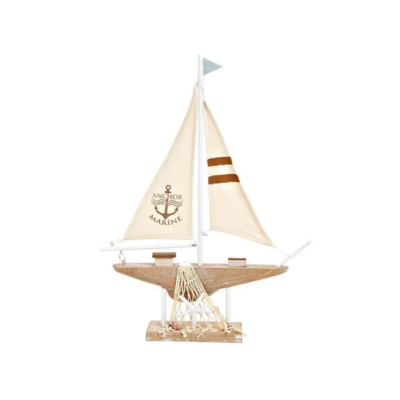 FIGURA VELERO DE MADERA