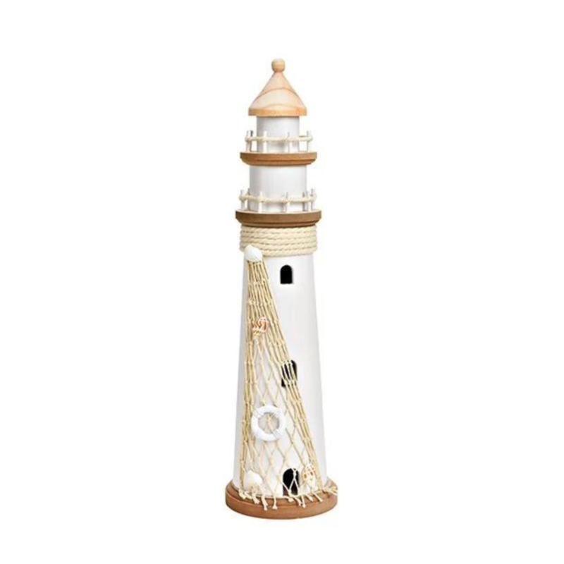 FARO DE MADERA 12x48x12cms
