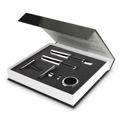 SET p/VINO INOX 5 pzas