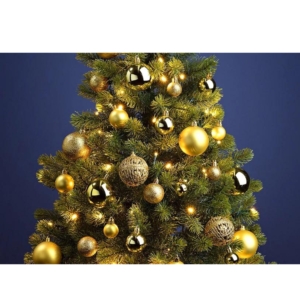 BOLAS NAVIDEÑAS DORADAS 111 pzas - Imagen 4
