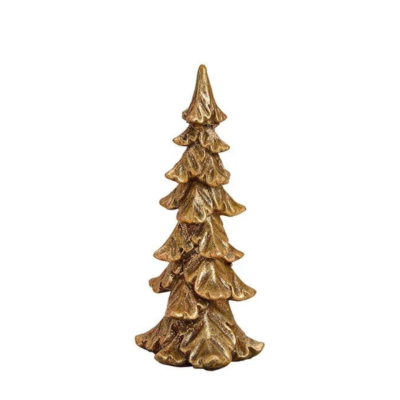 ARBOL NAVIDEÑO DORADO 7x16x6cms