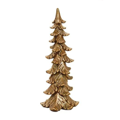 ARBOL NAVIDEÑO DORADO 17x47x16cms