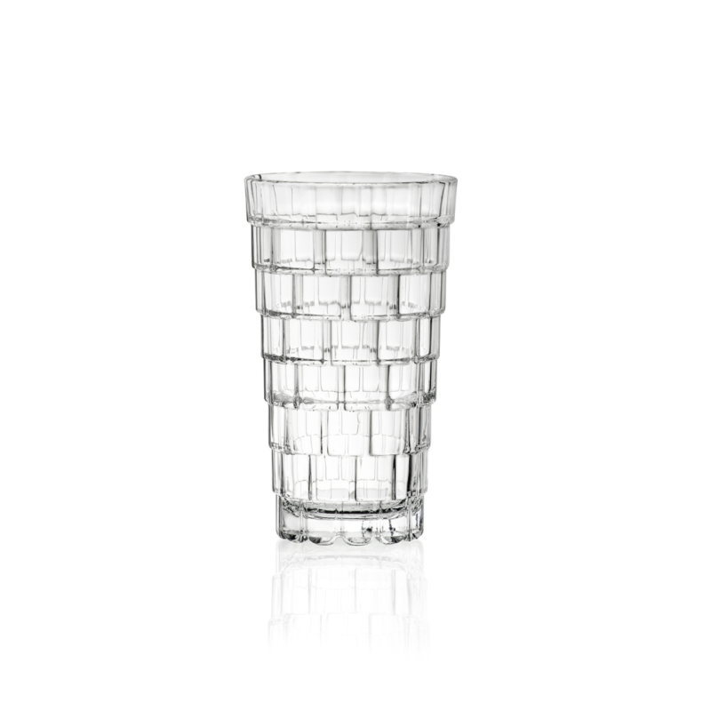SET DE VASOS CRISTAL RCR - STACK HB - 6 UNIDADES