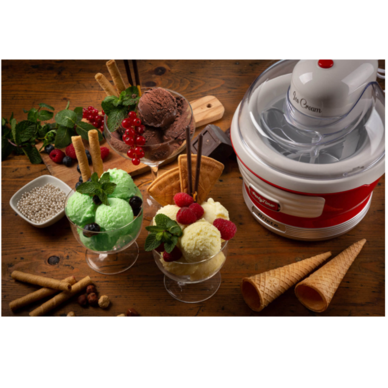 Fabricadora de Helado Ariete Rojo – Party Time - Imagen 3