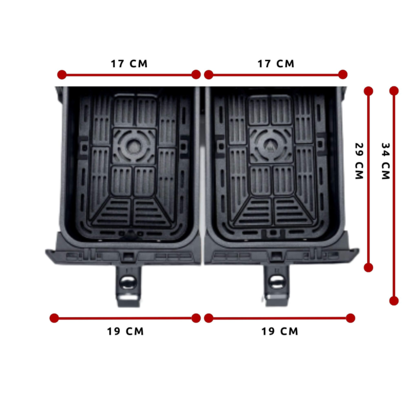 Air Fryer Dual Negro Ariete - Imagen 4