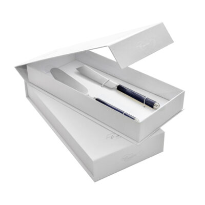 JUEGO TORTA 2 pzas GINEVRA PEARL BLACK 9 c/ESTUCHE