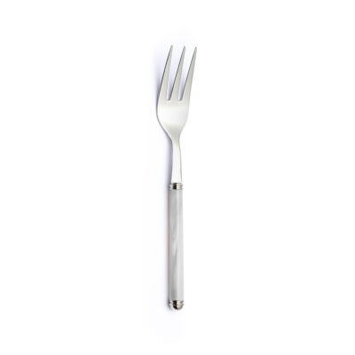 TENEDOR SERVIR PEARL WHITE 2