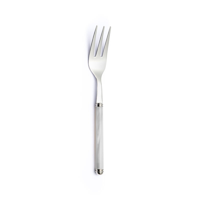 TENEDOR SERVIR PEARL WHITE 2