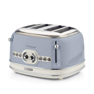 Tostadora Doble Ariete Vintage crema/azul