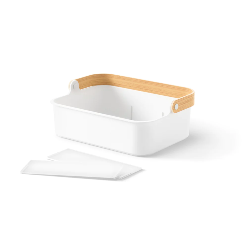 ORGANIZADOR APILABLE BELLWOOD BLANCO/NATURAL - Imagen 4