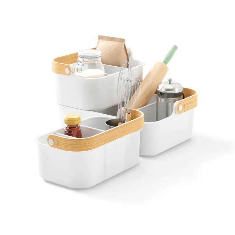 ORGANIZADOR APILABLE BELLWOOD BLANCO/NATURAL - Imagen 5