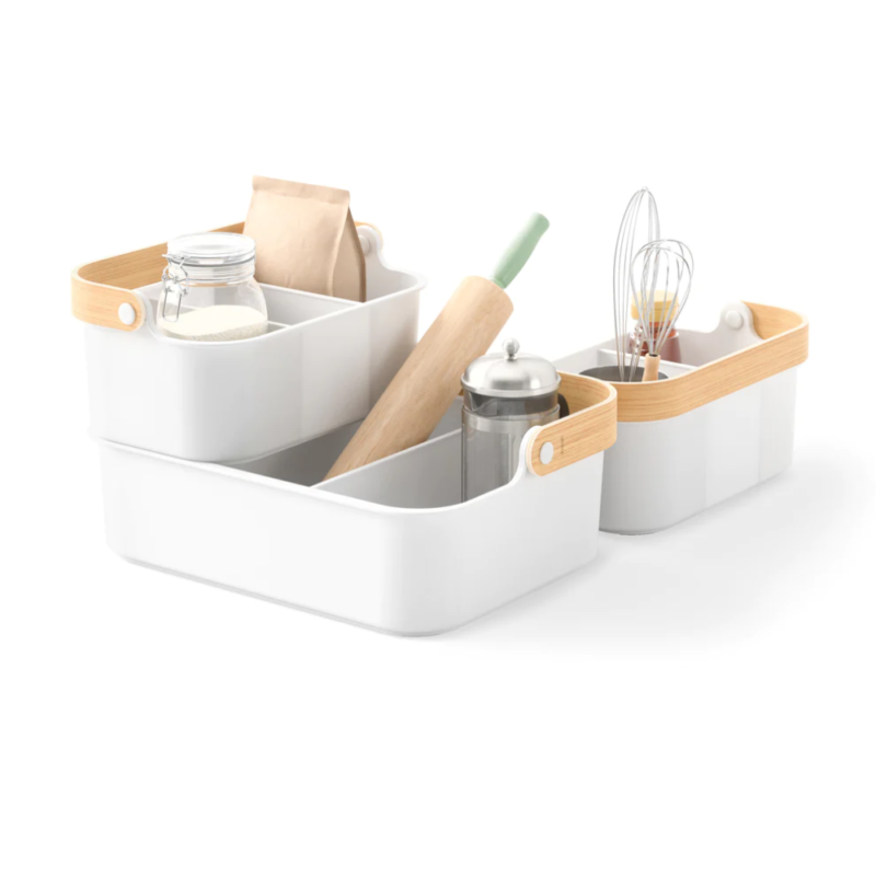 ORGANIZADOR APILABLE BELLWOOD BLANCO/NATURAL - Imagen 6