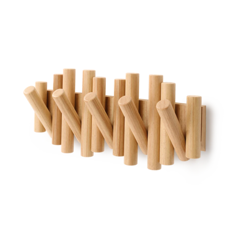 SOPORTE DE PARED PICKET c/5 GANCHOS