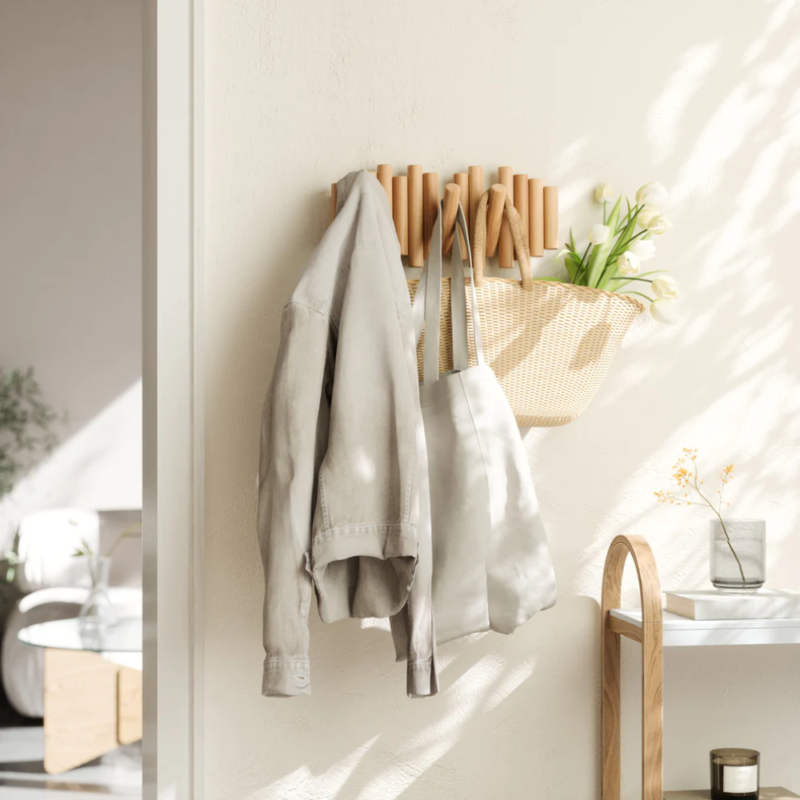SOPORTE DE PARED PICKET c/5 GANCHOS - Imagen 6
