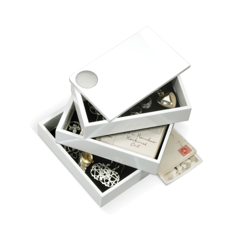 CAJA ORGANIZADORA SPINDLE BLANCO - Imagen 4