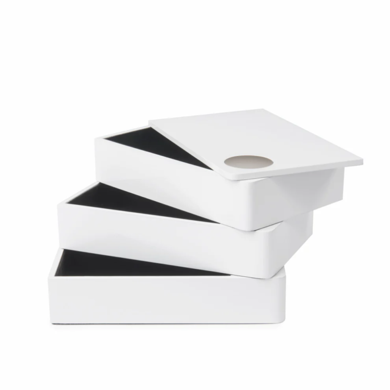 CAJA ORGANIZADORA SPINDLE BLANCO - Imagen 2