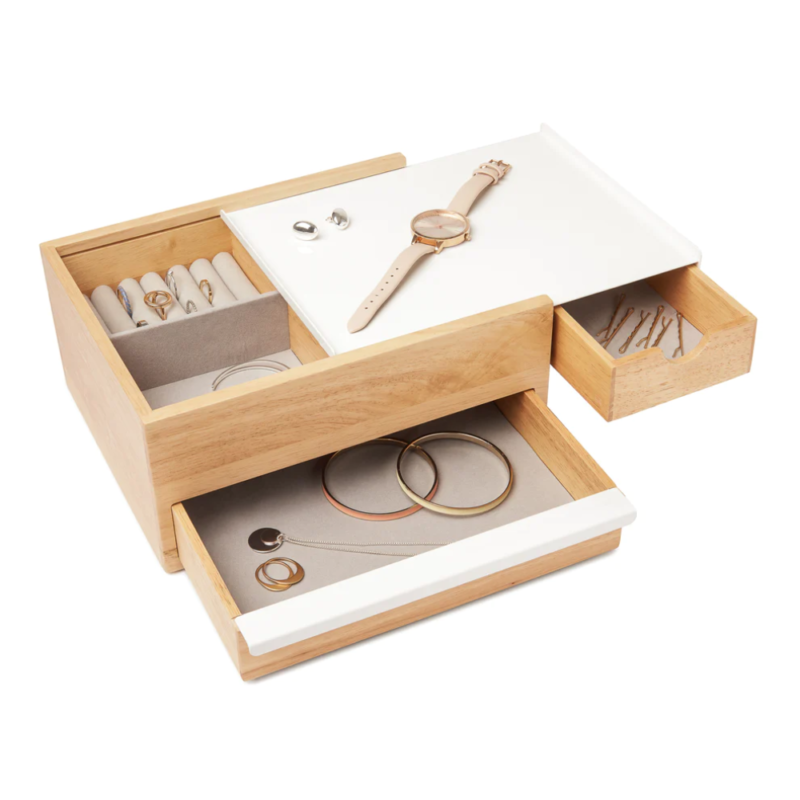 CAJA ORGANIZADORA STOWIT BLANCO/NATURAL - Imagen 3