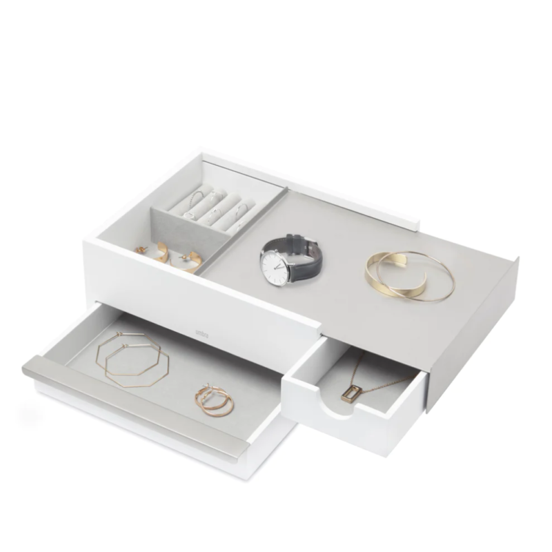 CAJA ORGANIZADORA STOWIT BLANCO/NIQUEL - Imagen 2