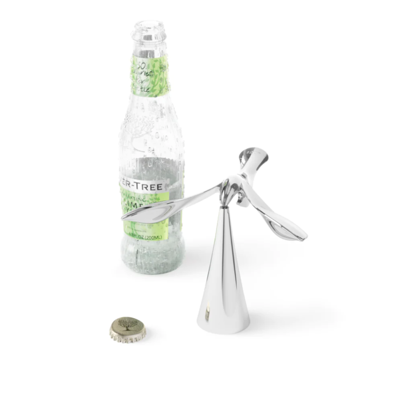 ABRIDOR DE BOTELLA TIPSY CROMADO - Imagen 4