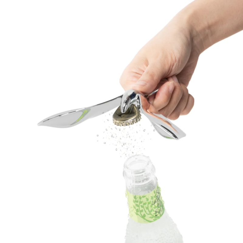 ABRIDOR DE BOTELLA TIPSY CROMADO - Imagen 3