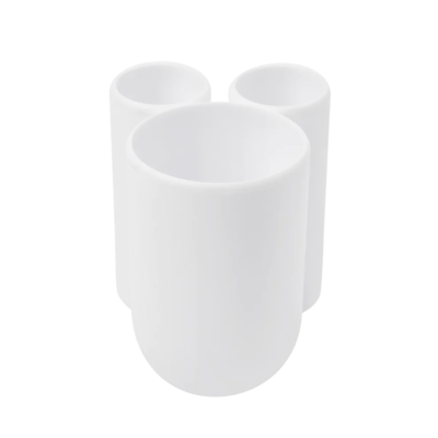 PORTA CEPILLO DE DIENTES TOUCH BLANCO