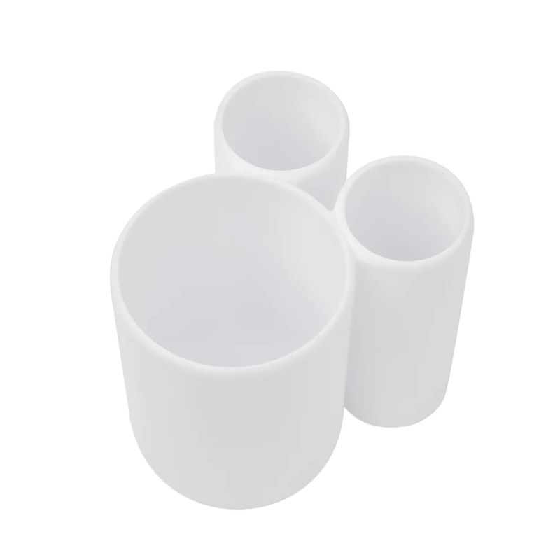 PORTA CEPILLO DE DIENTES TOUCH BLANCO - Imagen 3