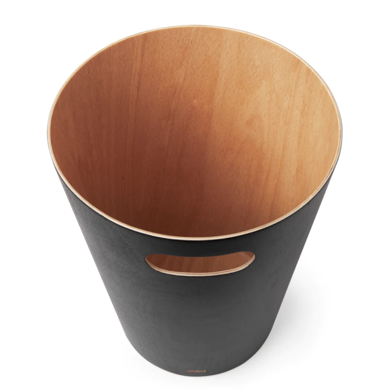 PAPELERO WOODROW NEGRO/NATURAL - Imagen 3