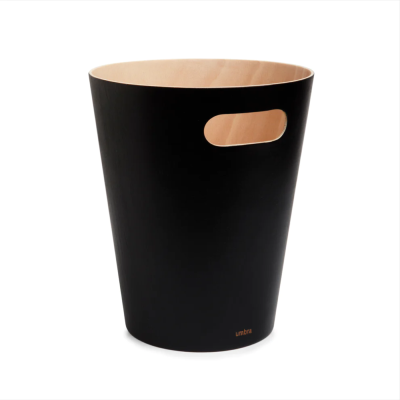 PAPELERO WOODROW NEGRO/NATURAL