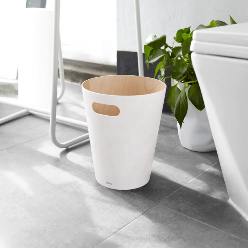 PAPELERO WOODROW BLANCO/NATURAL - Imagen 4