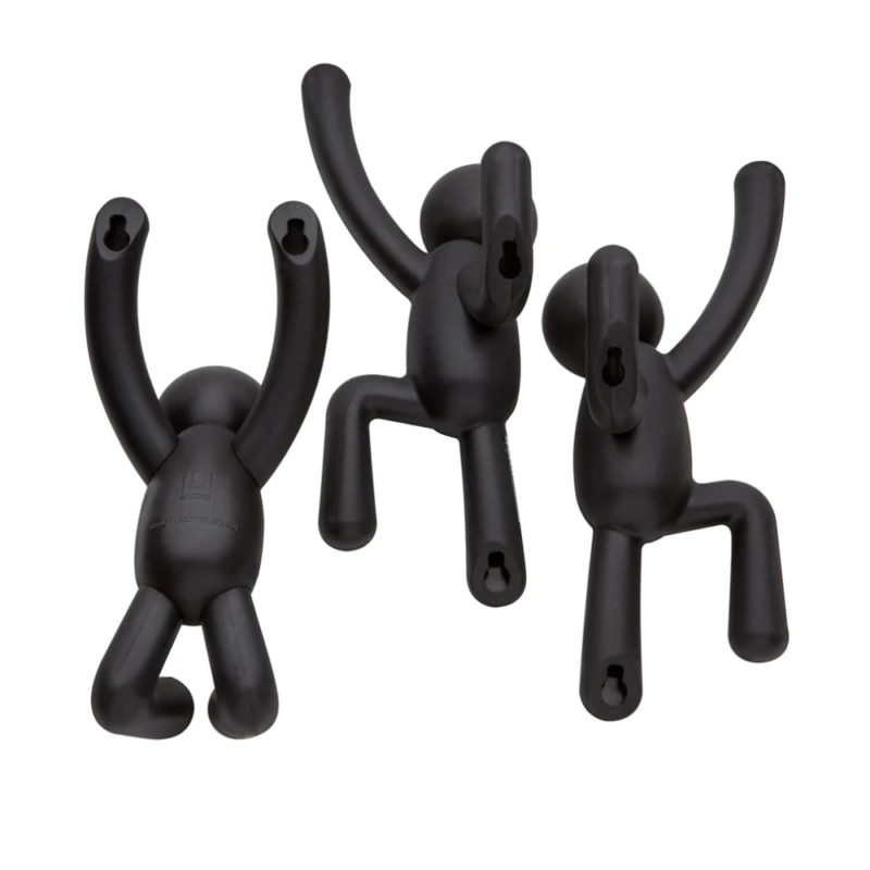 JGO 3 GANCHOS BUDDY NEGRO