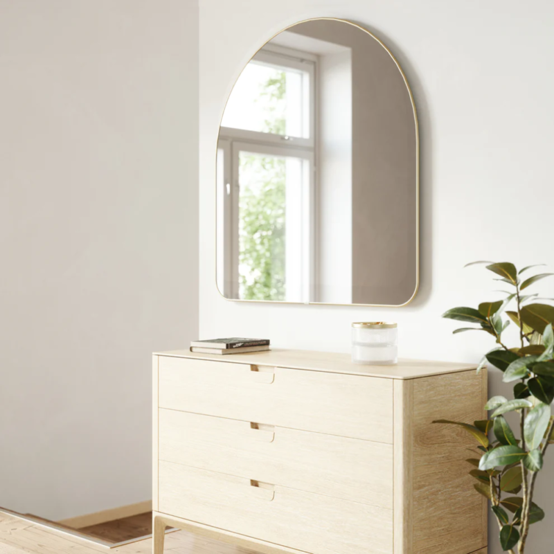 ESPEJO HUBBA ARCHED LATON 86X91 - Imagen 3