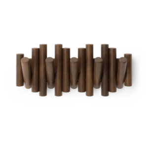 COLGADOR DE PARED C/5 GANCHOS PICKET A.WALNUT - Imagen 2