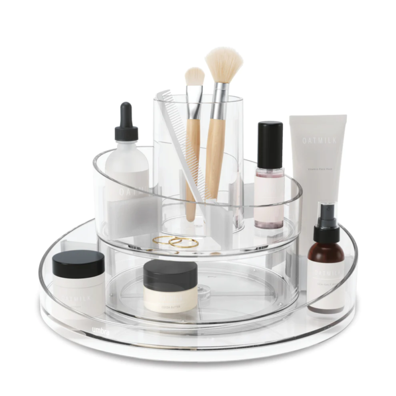ORGANIZADOR p/COSMETICOS TRANSPARENTE CASCADA - Imagen 4