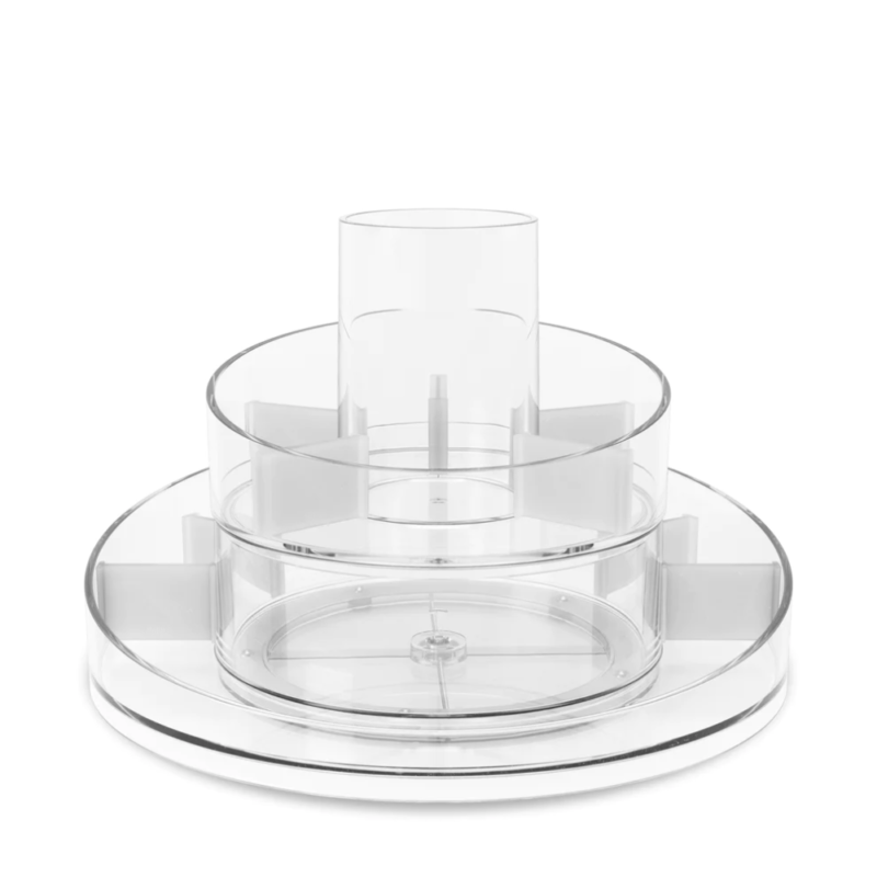 ORGANIZADOR p/COSMETICOS TRANSPARENTE CASCADA