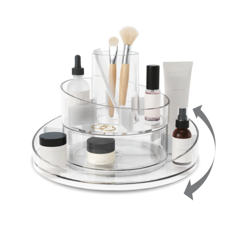 ORGANIZADOR p/COSMETICOS TRANSPARENTE CASCADA - Imagen 5