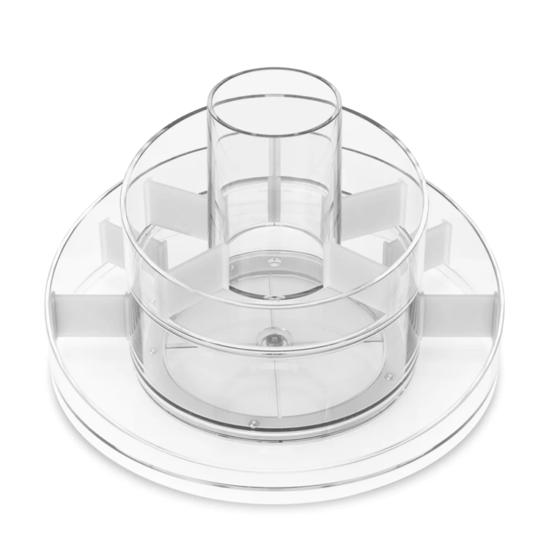 ORGANIZADOR p/COSMETICOS TRANSPARENTE CASCADA - Imagen 2