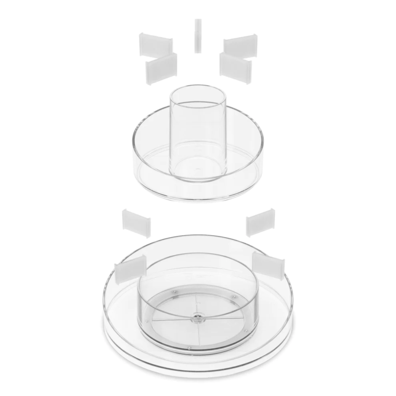 ORGANIZADOR p/COSMETICOS TRANSPARENTE CASCADA - Imagen 6