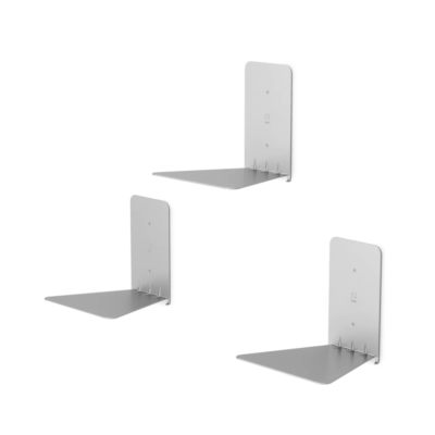 ESTANTE DE PARED 3 NIVELES LG COLOR PLATA CONCEAL