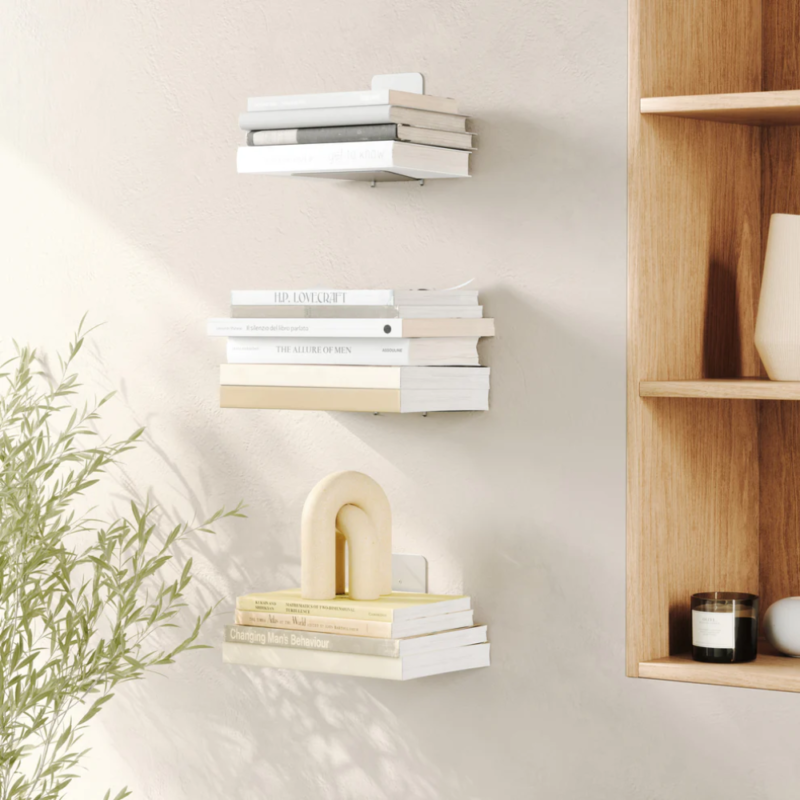 ESTANTE DE PARED 3 NIVELES LG COLOR PLATA CONCEAL - Imagen 4